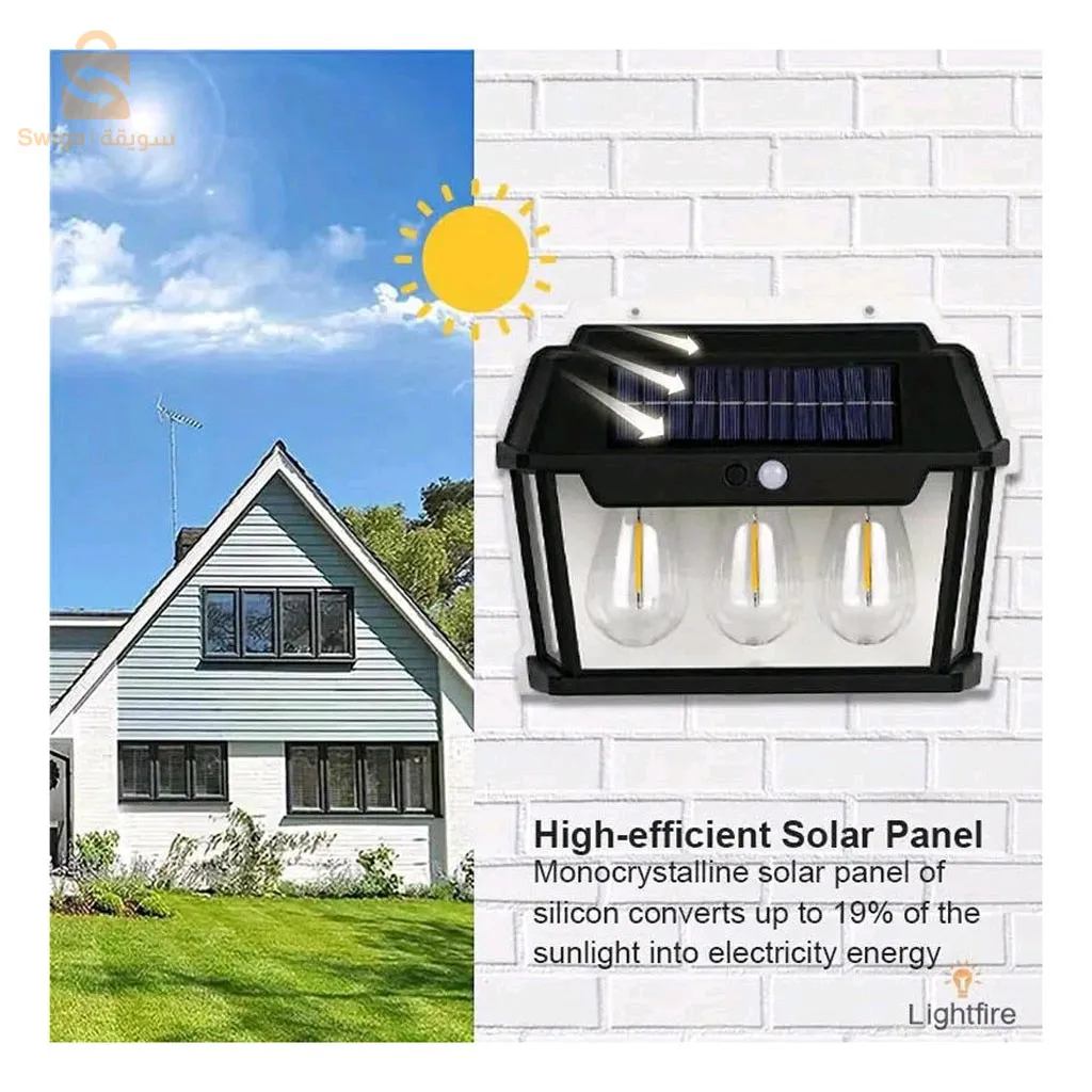 Previous
Next
Triple Lanterne Vintage Bougie, nouvelle lampe murale à induction solaire