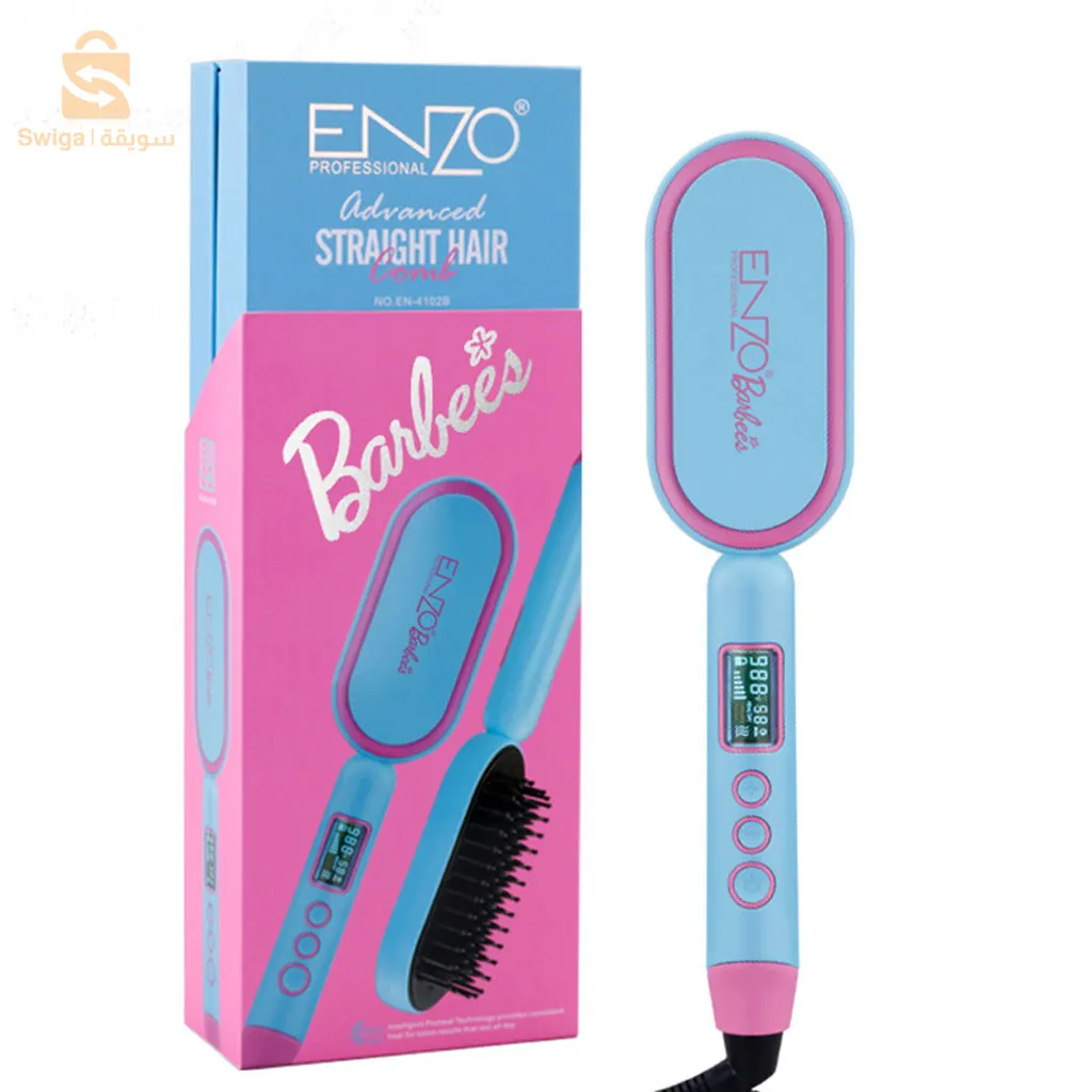Enzo Brosse Lissante Barbie Edition Câble Rotatif 360°