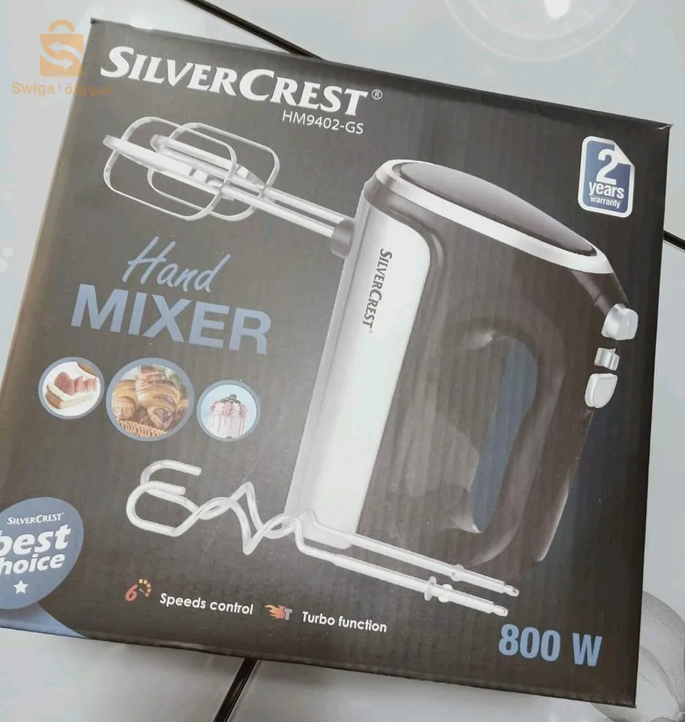 Handmixeur batteur silvercrest 800watt HM9402-GS
