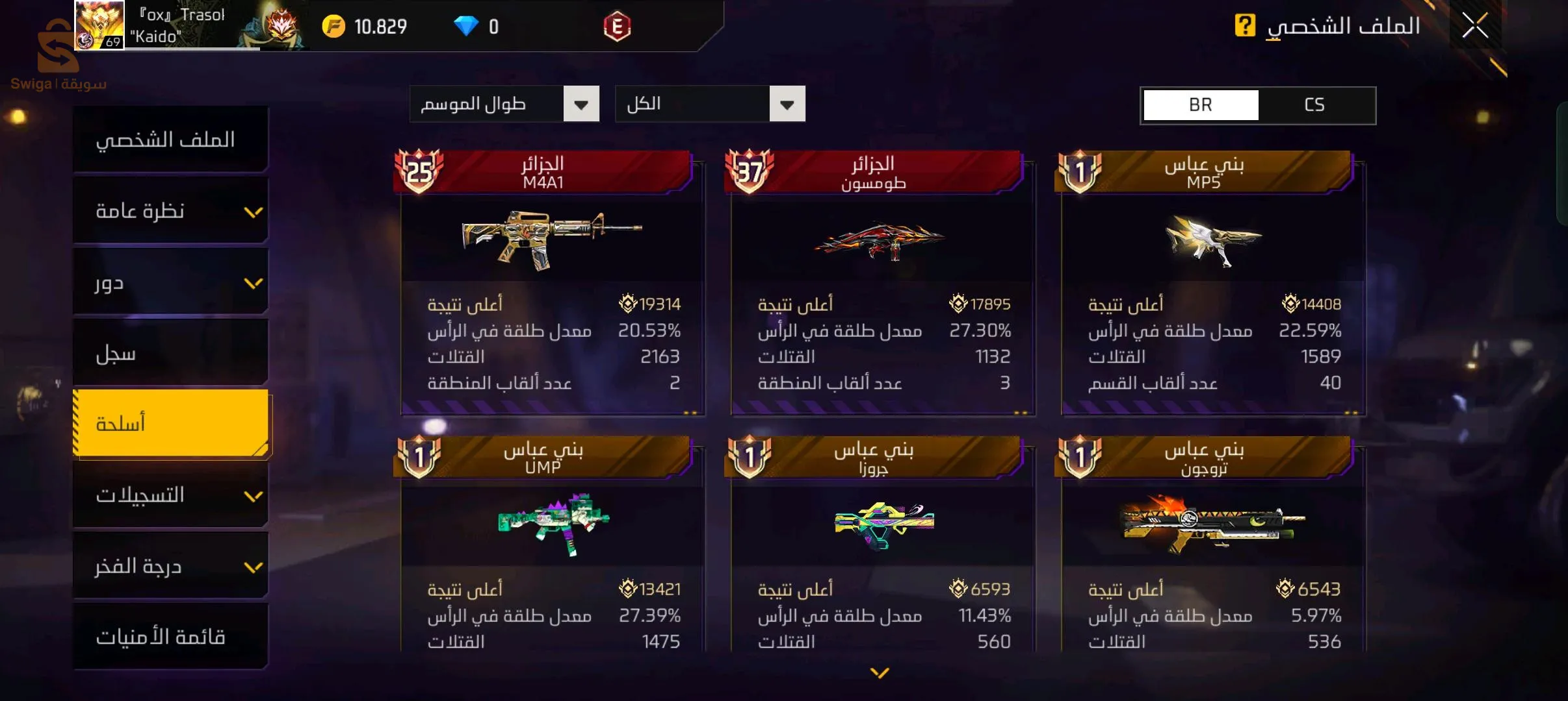 حساب للبيع