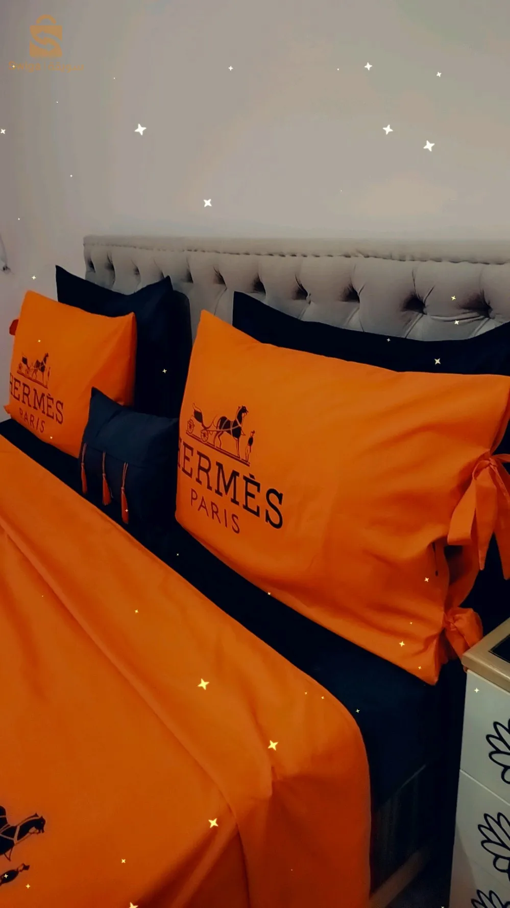 parure de drap 6 pièce HERMES bon prix