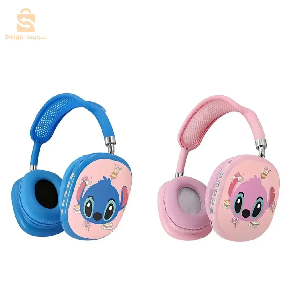 Nouveau casque stéréo Disney Stitch HIFI Bluetooth 5.3 pour enfants i12Y