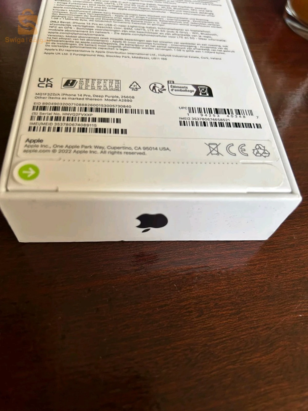 iphone 14 pro neuf sous blister 256g