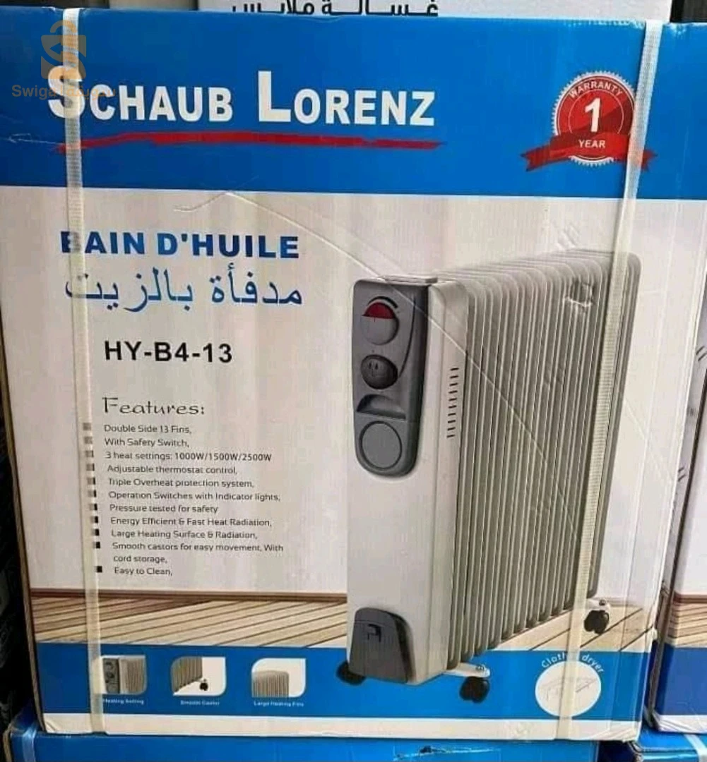 Bain d'huile Schaub Lorenz مدفأة بالزيت 13 زعانف