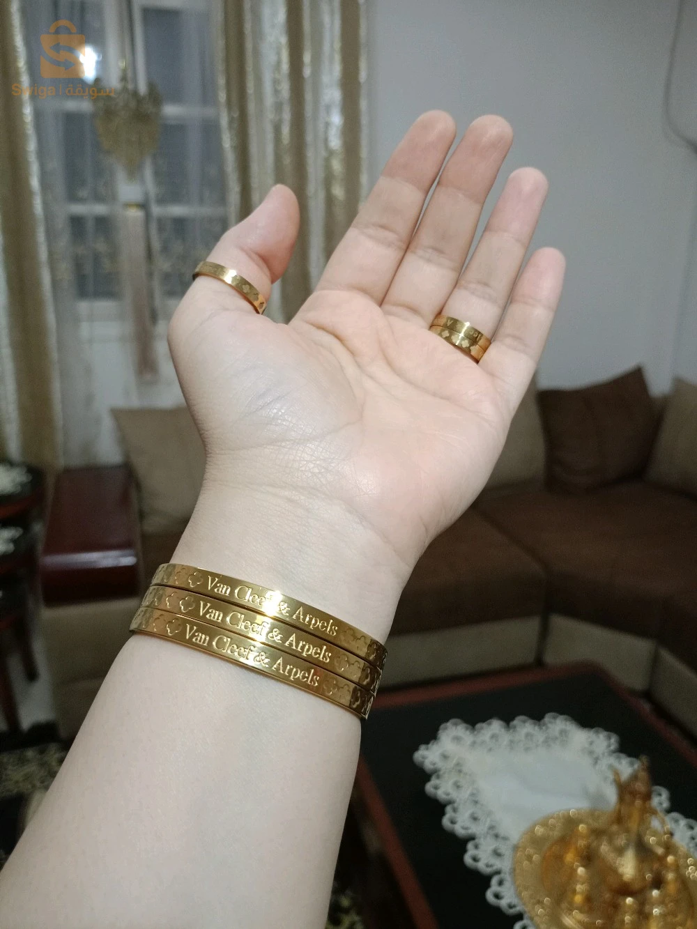 3 براسلي كارتي ،+ 3 خواتم كارتي