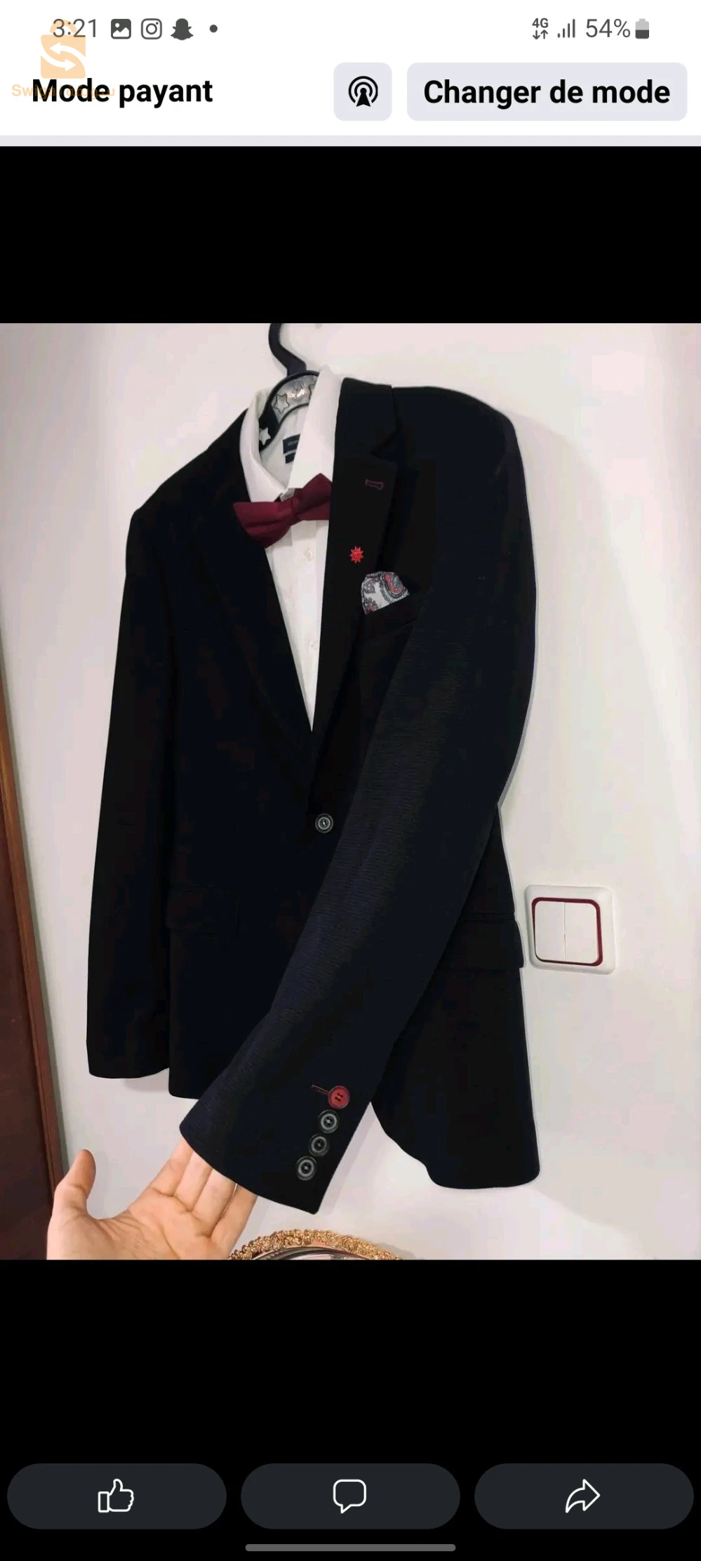 costume homme ZARA  pour mariage ou une soirè