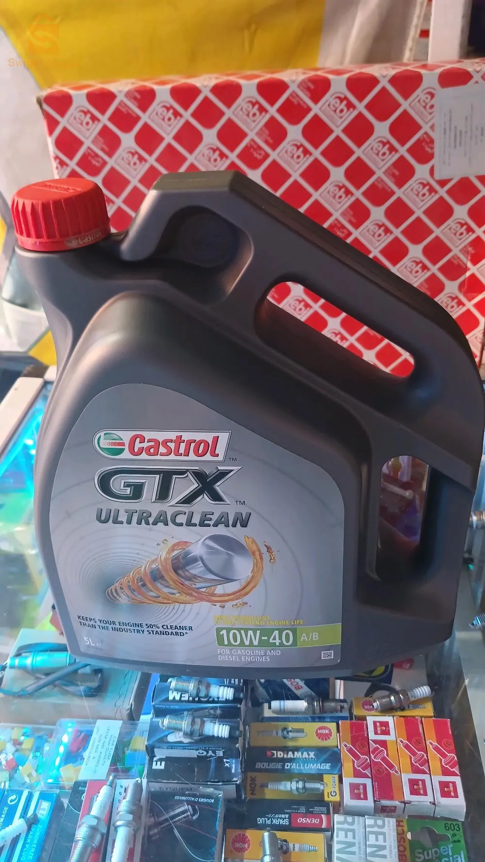 Huile moteur 🔵 CASTROL GTX Ultraclean 10W40 A3/B4 Essence et Diesel 5 L
🟢 قطع غيار و إكسسوارات السيارات  🟢
✴️✴️أصلية 100% ORIGINAL ✳️✳️