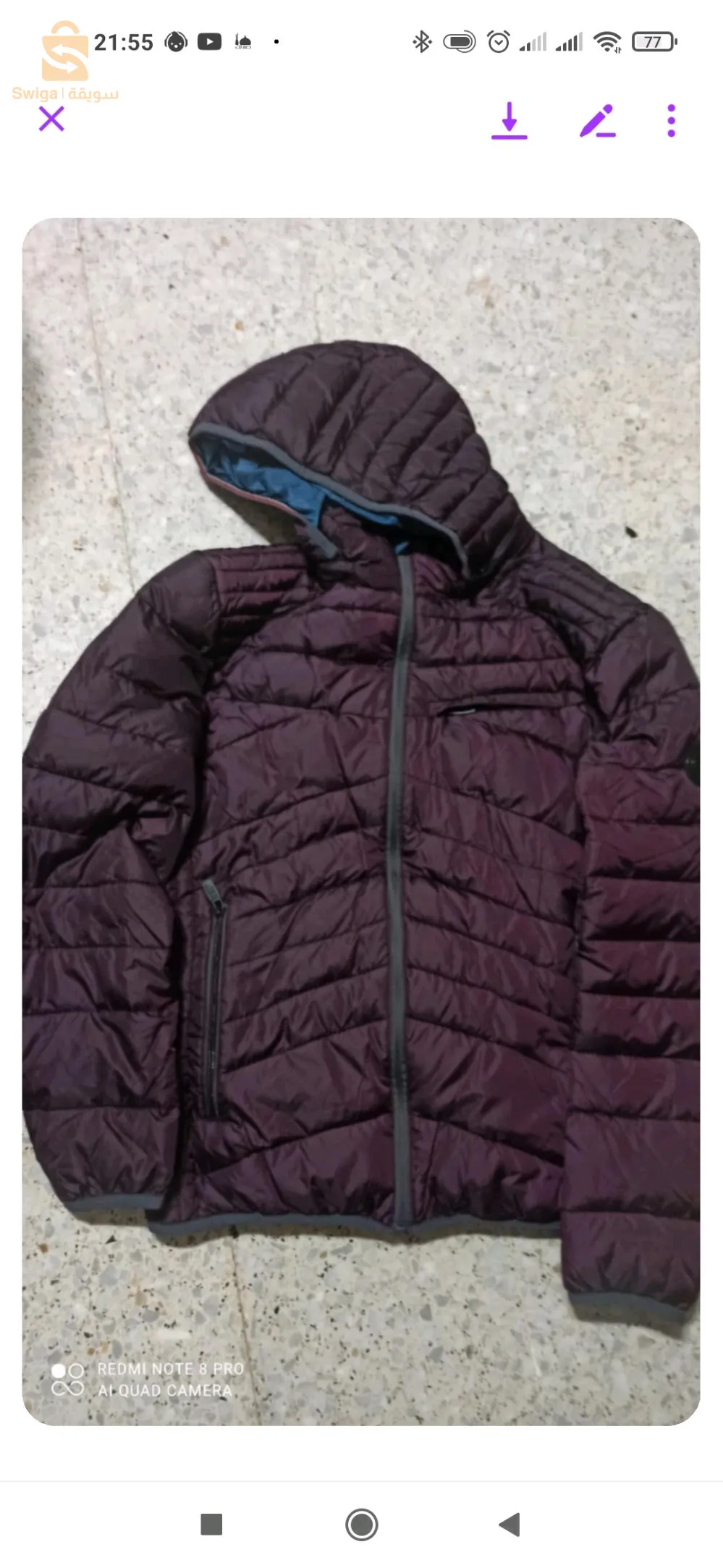 veste doudoune chtiwa