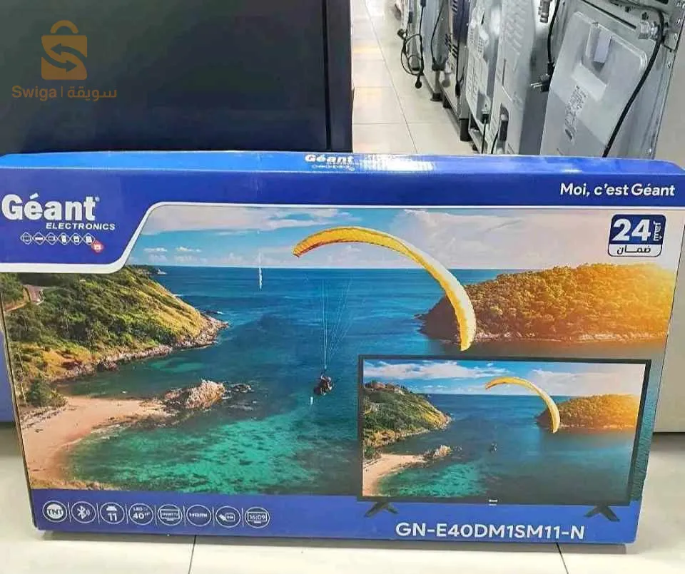 تلفاز من نوع geant 40 pouce fremless smart