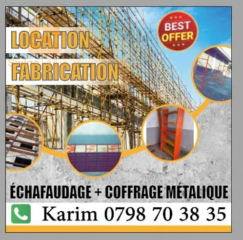 échafaudage fabrication et location 07987038350540883350