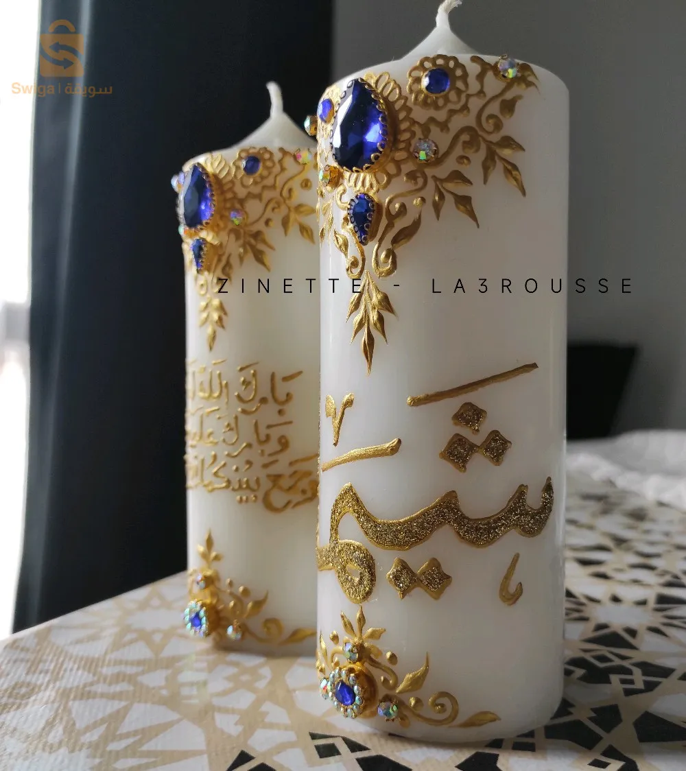 شموع الحنة .. لوازم الحنة .. تقدم كهدية تحمر الوجه 🥰 مرحبا بيكم .. المكان النوفال وكاين التوصيل 58 ولاية ..