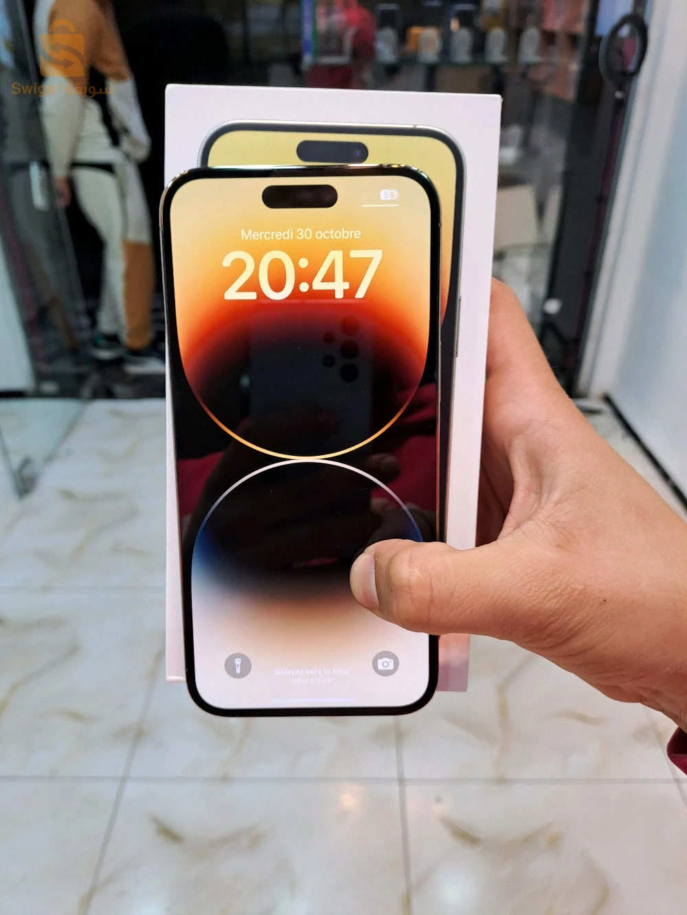 14 pro Max 
128g /🔋: 88%
Avec boite 🇩🇪🇩🇪
Num: 0660021462
خبشة لا 💥💥