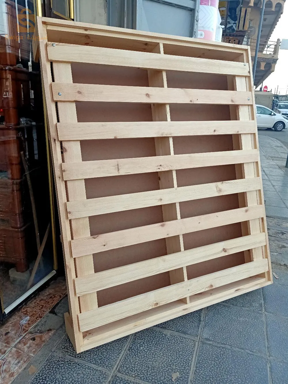 somi coffret 160/190 bois rouge