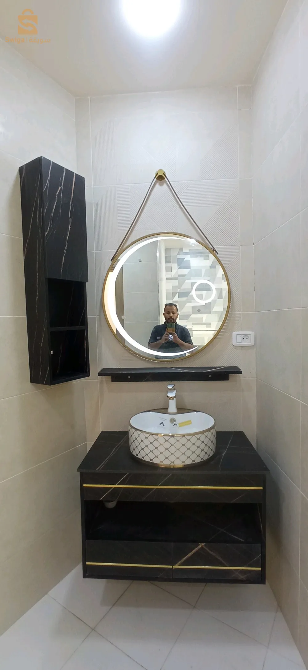ترصيص صحي وتدفئة مركزية