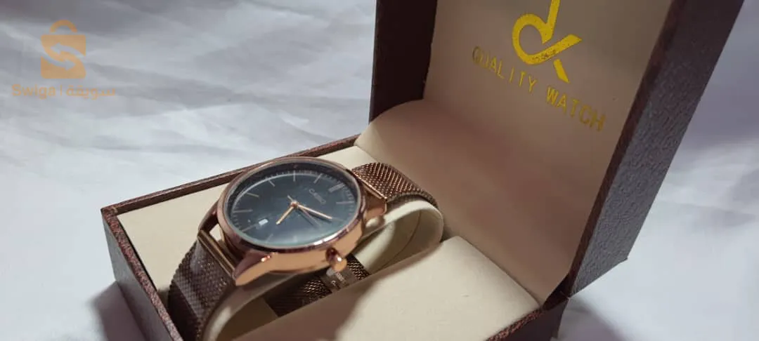 Montre classic bracelet cuir