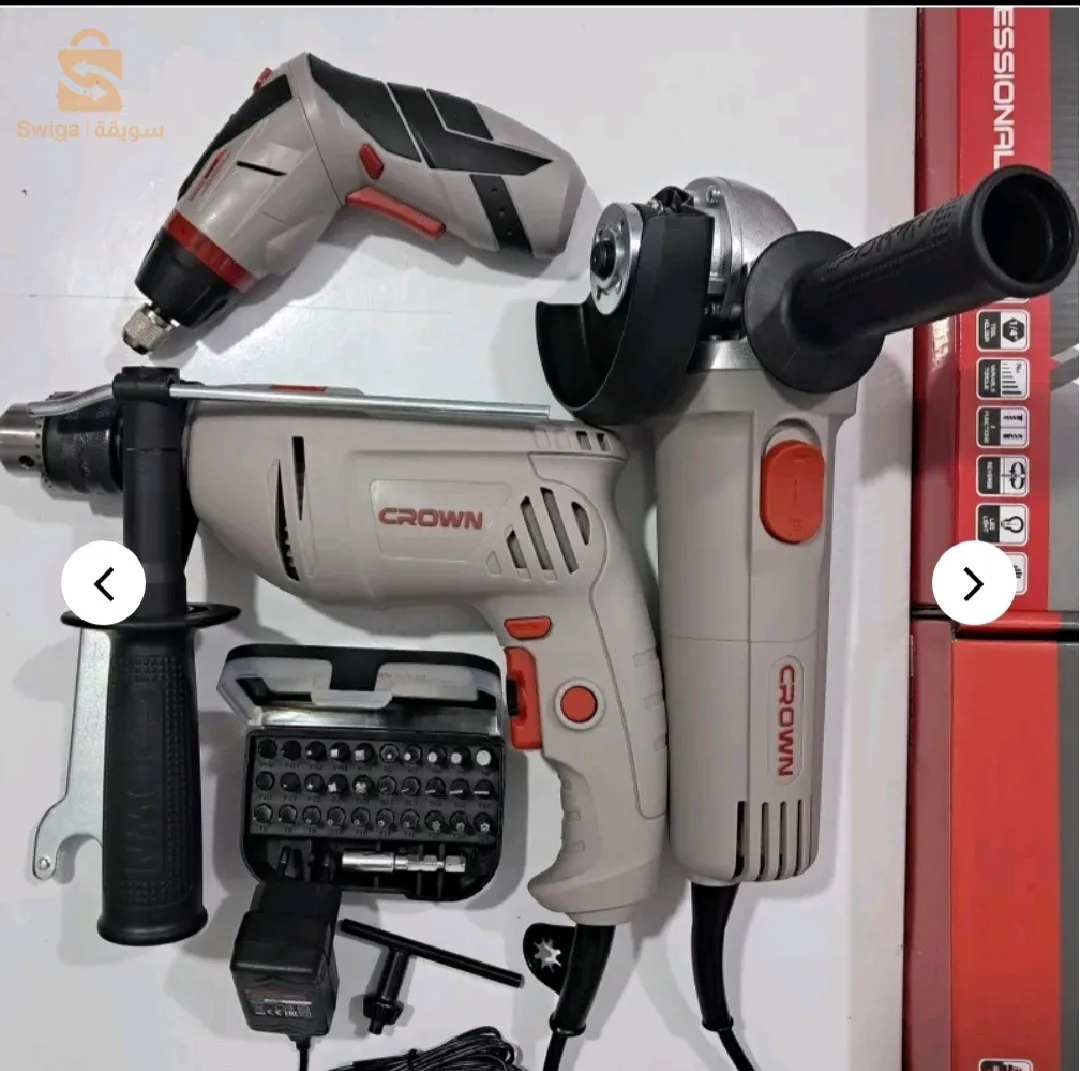 visseuse 3.6v + perceuse + trancenaise CROWN PACK