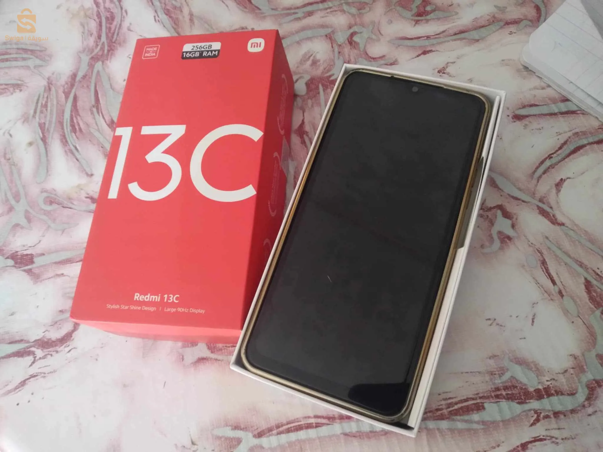 سلام عليكم متوفر لدينا هاتف نقال جديد redmi c13 جديد