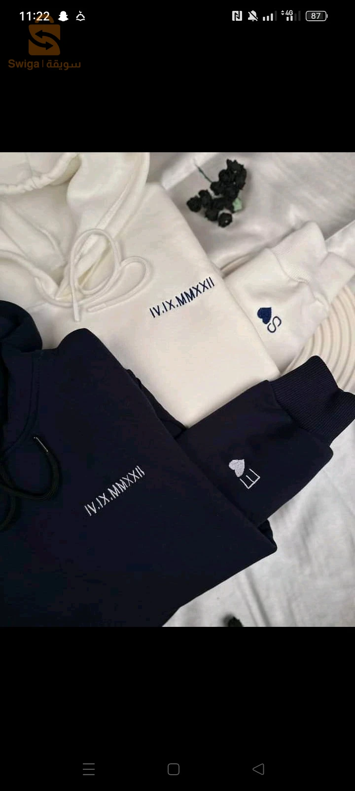 Sweat broderie personnalisé