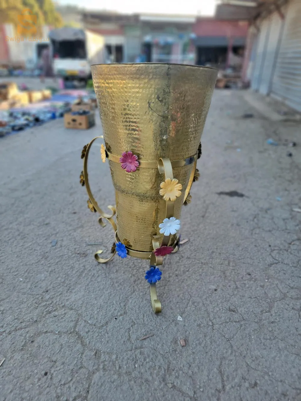 زهرية نحاس (أحمر) 
+10 kg