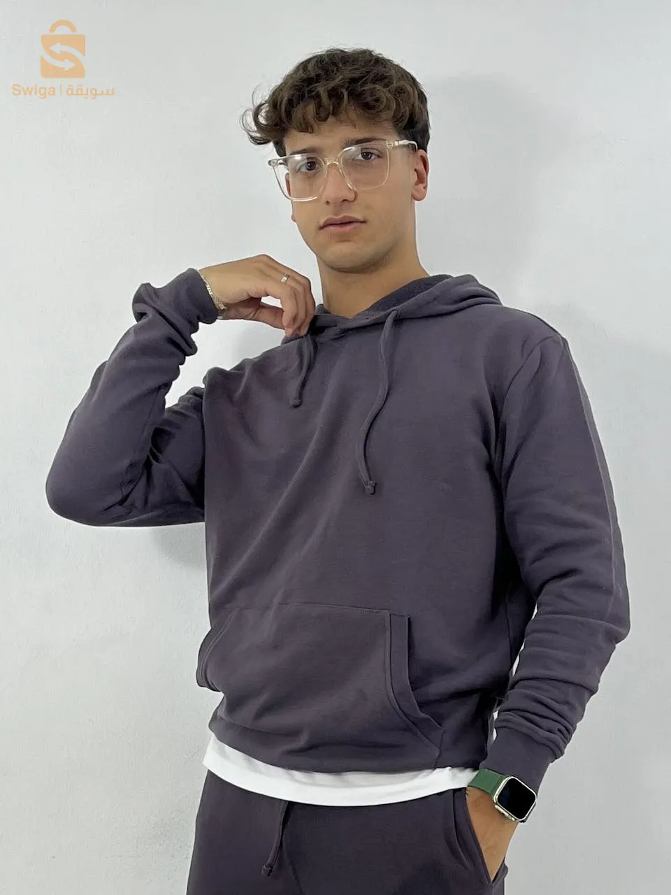 Sweat à capuche Demi-Saison Regular