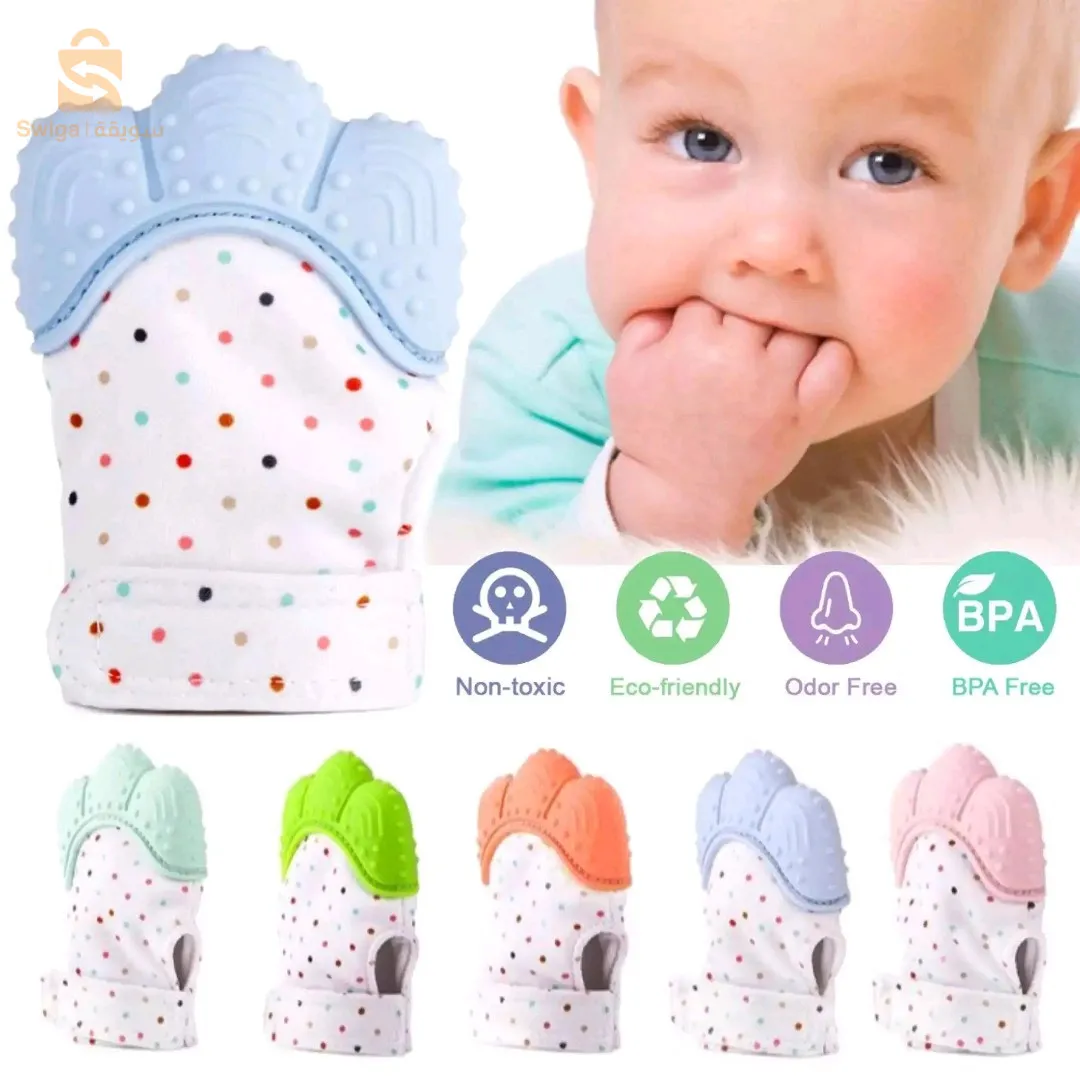 Anneau de dentition en Silicone pour bébé, sans BPA, doux, succion des doigts,