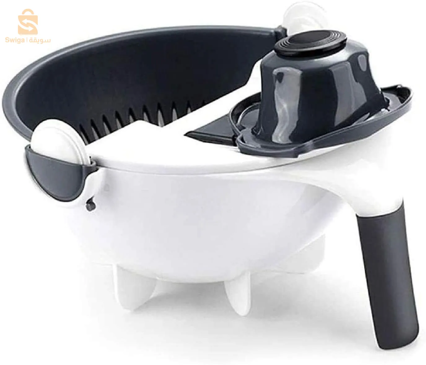 Pot Coupe-Légumes 9in1 Multifonction Avec Panier De Vidange + Éplucheur V2