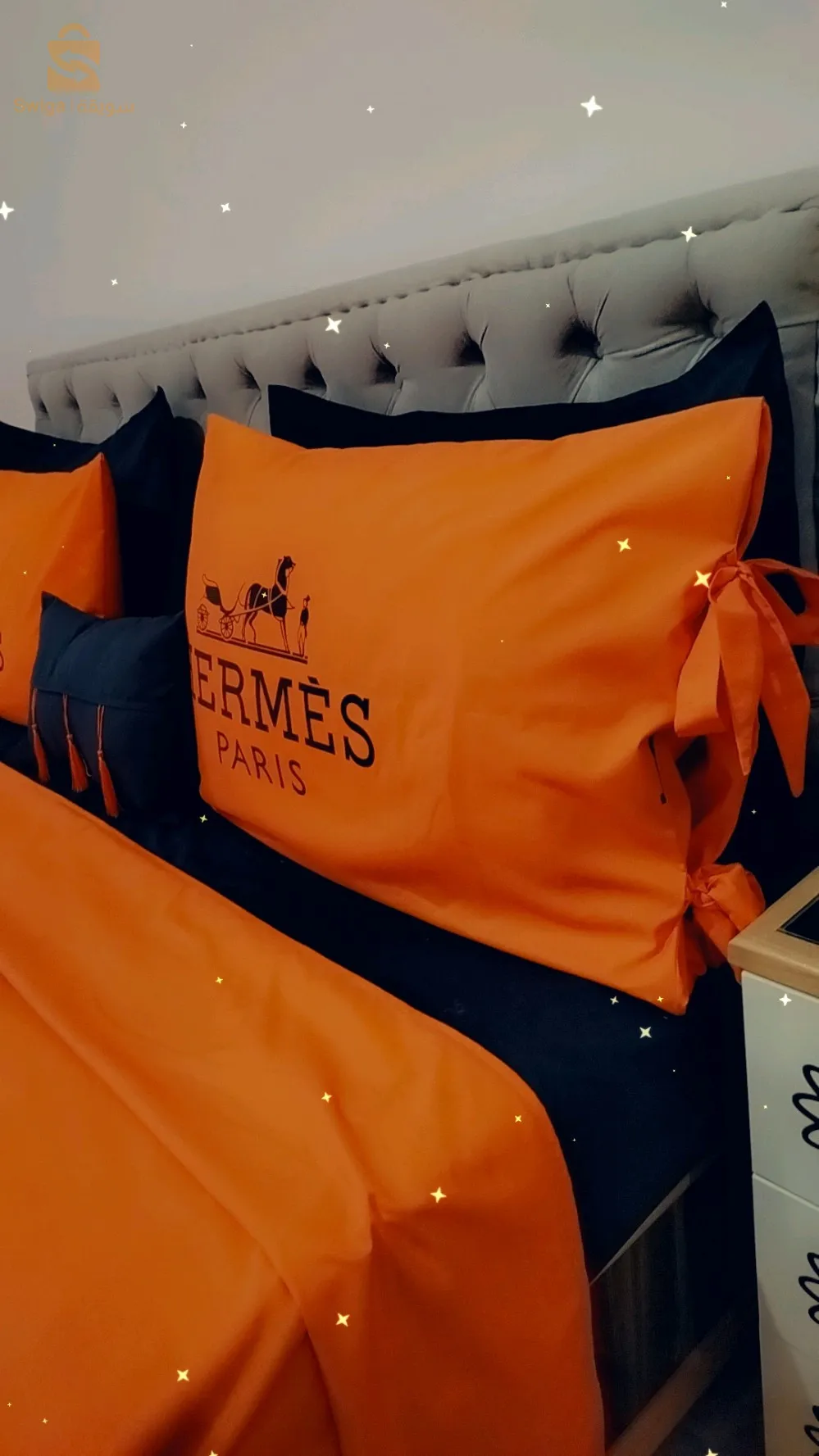 parure de drap 6 pièce HERMES