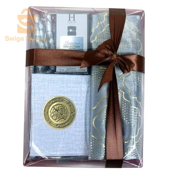 طقم مصحف 4في1 مع سجادة، سبحة و عطر