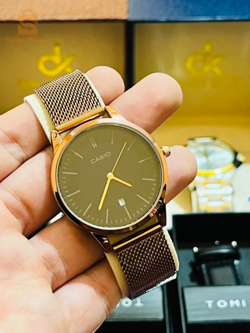 Montre classic bracelet cuir