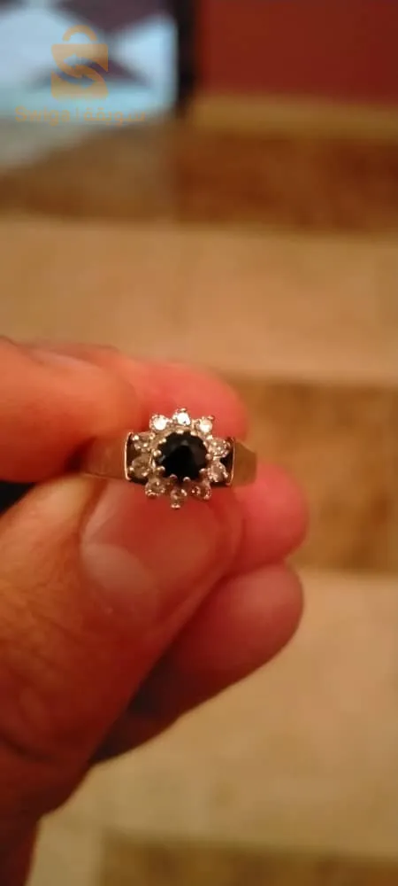 خاتم ذهب الماس حقيقي