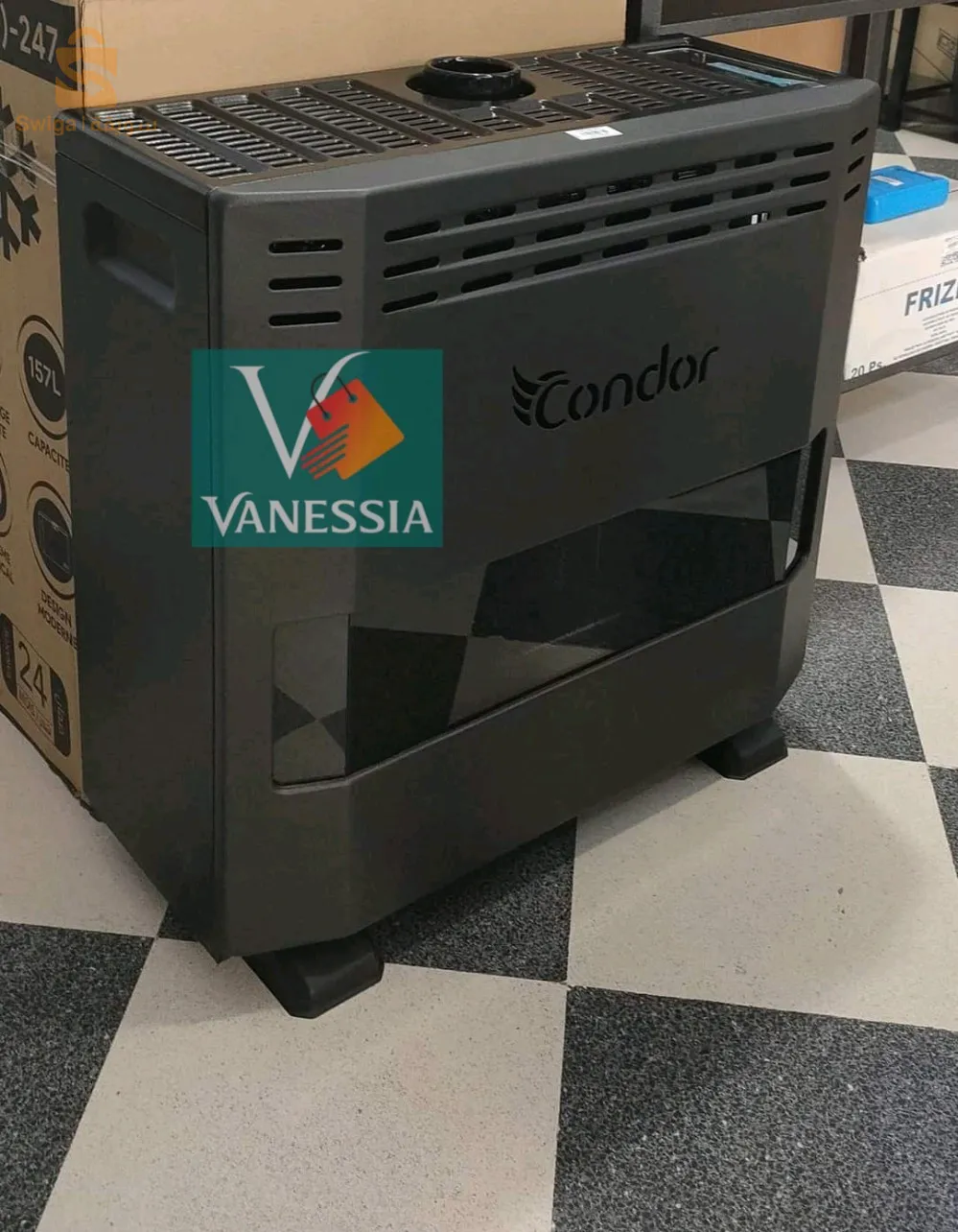 Chauffage marque condor caldo 10kw ✅ Garantie 36 mois✅ Couleur noir✅ Avec détecteur de gaz✅ Puissance 10kw✅ Marque condor