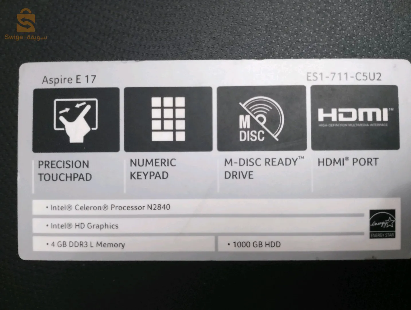 Pc acer E17