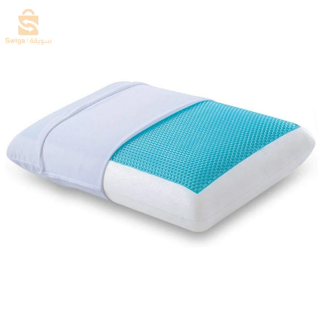 Oreiller en Mousse à Mémoire de Forme 50x30x10cm