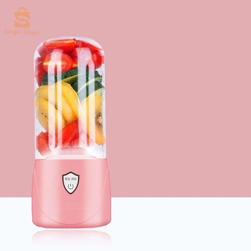 Mixeur portable,mini blenders pour smoothies et milk-shakes, presse-agrumes USB rechargeable 400ML