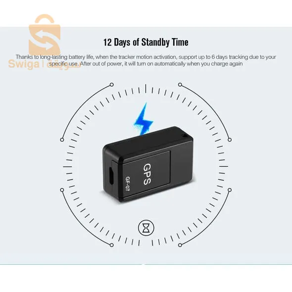 جهاز تعقب وتحديد المواقع للمركبات والأشخاص مع ميزة التسجيل والإستماع الصوتي GPRS Tracker en Temps Réel Anti-Perte GPRS Locator GF-07
