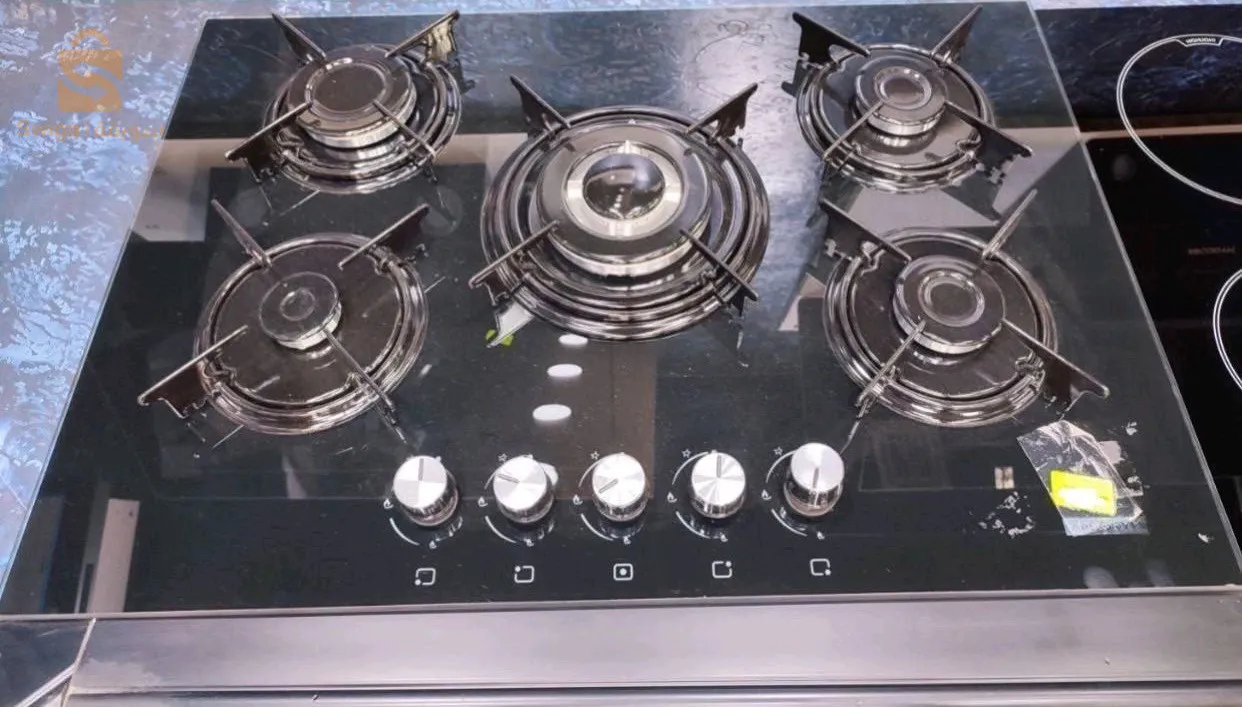 Plaque chauffante marque arcodym 5 feux noir