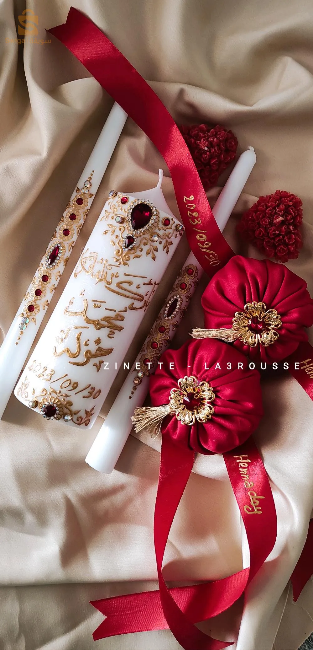 des bougies henné pour mariée.. décoration 🤳🏻... offrir un cadeau 🎉🥳.. soyez les bienvenus.. livraison disponible 58 wilaya
