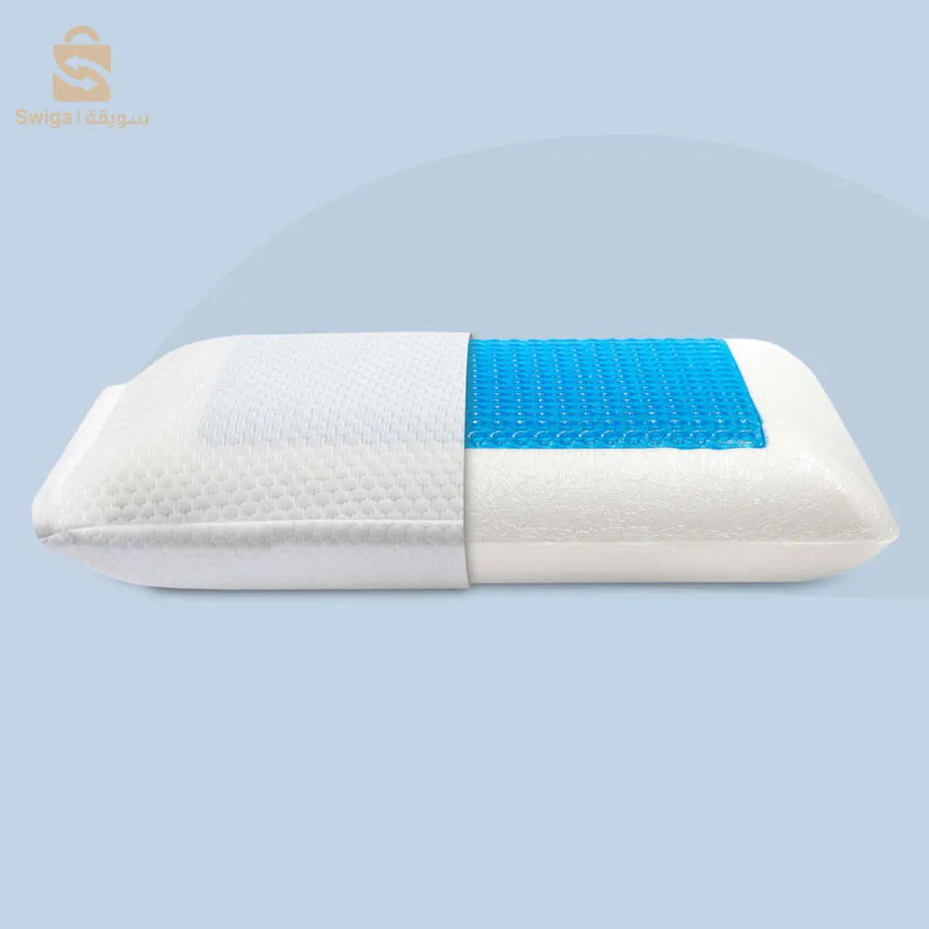Oreiller en Mousse à Mémoire de Forme 50x30x10cm