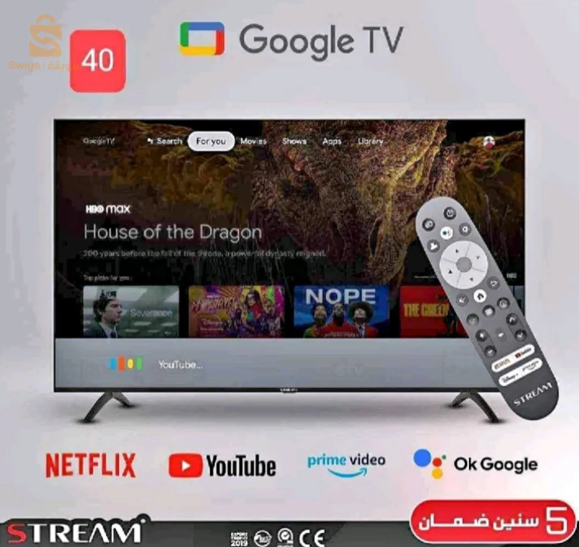 TV stream 40 smart Google TV