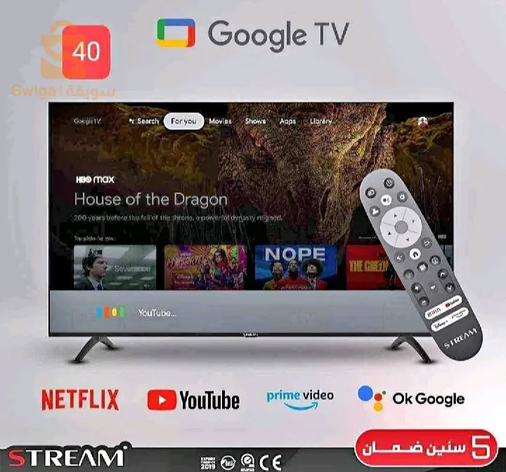 TV stream 40p smart Google TV