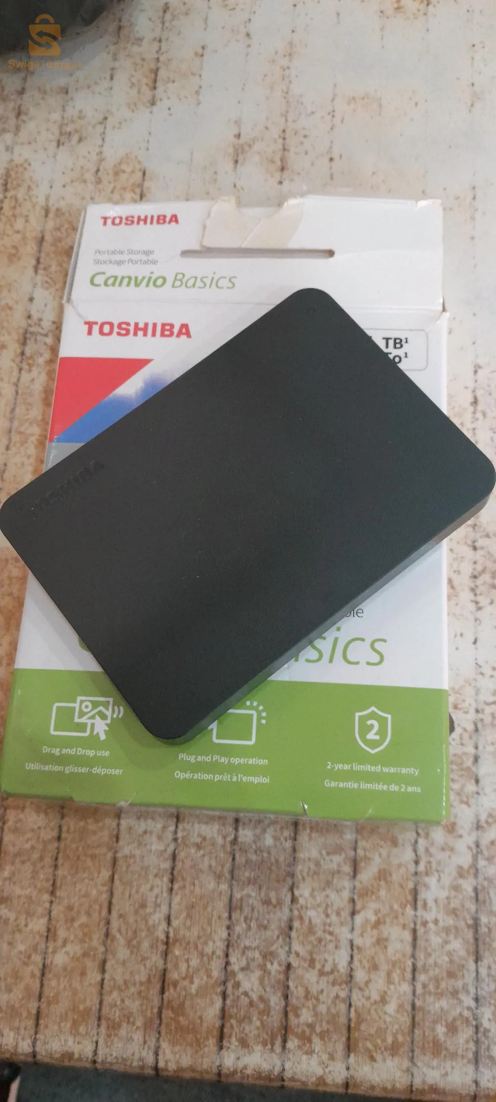 stockage portable TOSHIBA  1 TB