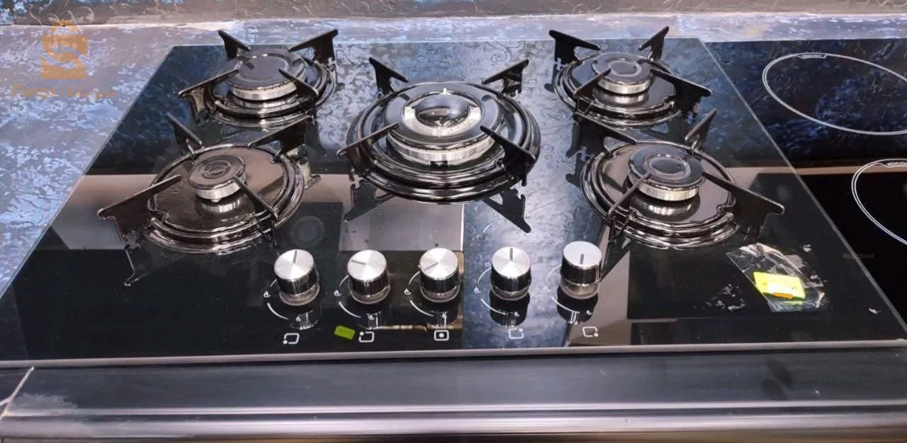 Plaque chauffante marque arcodym 5 feux noir