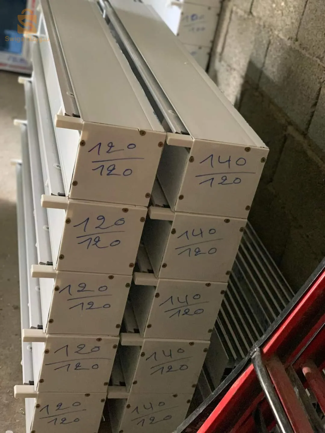 curtain with Lam PVC and aluminum on request 0553373207