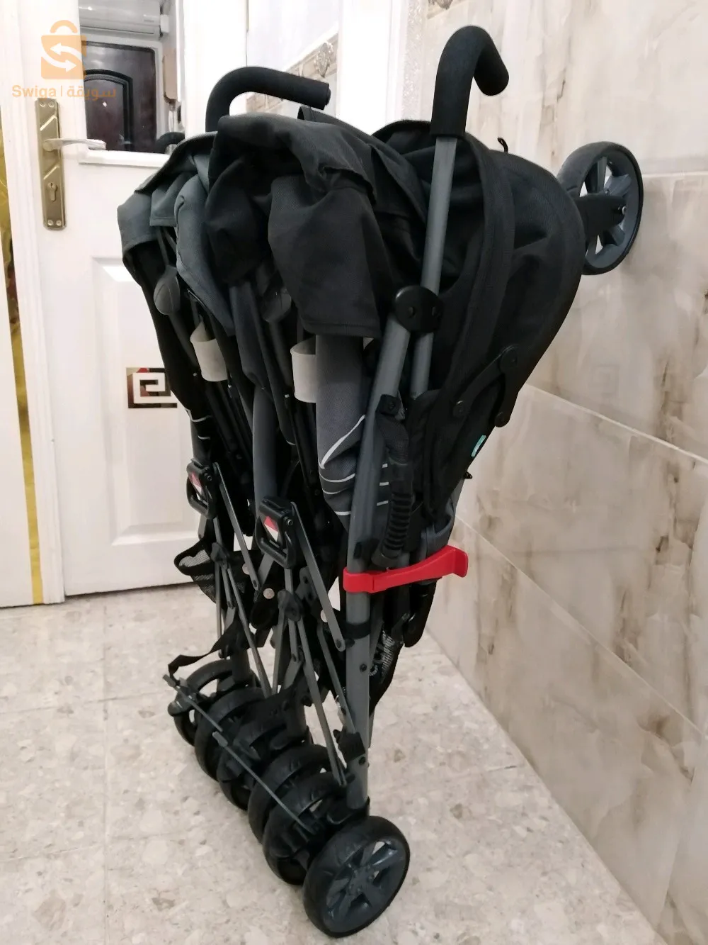 Poussette originale pour jumeaux MS DUO presque jdida venue d'Espagne