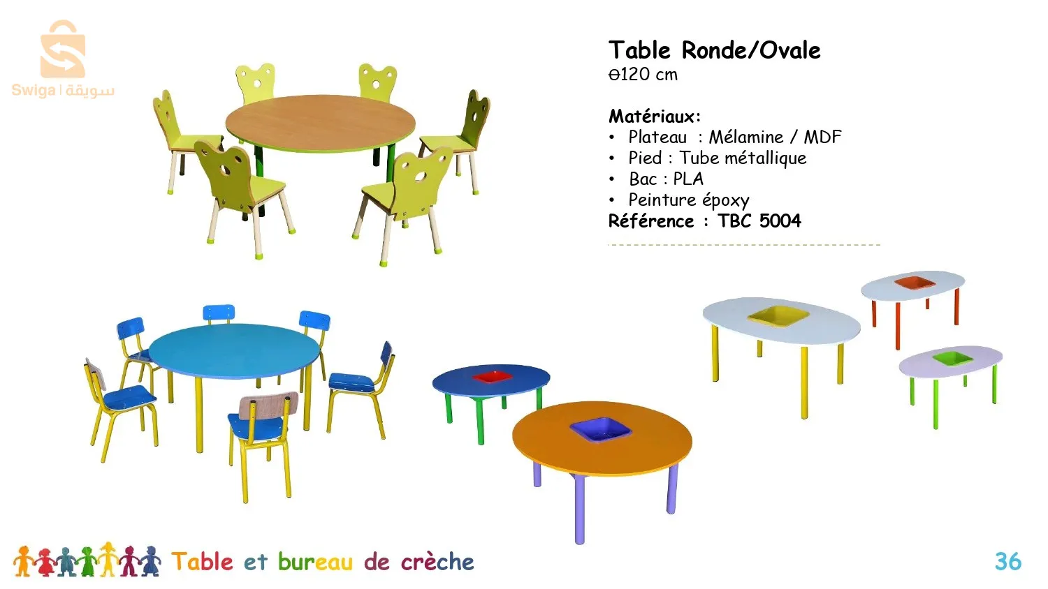fabrication de mobilier scolaire et crèche