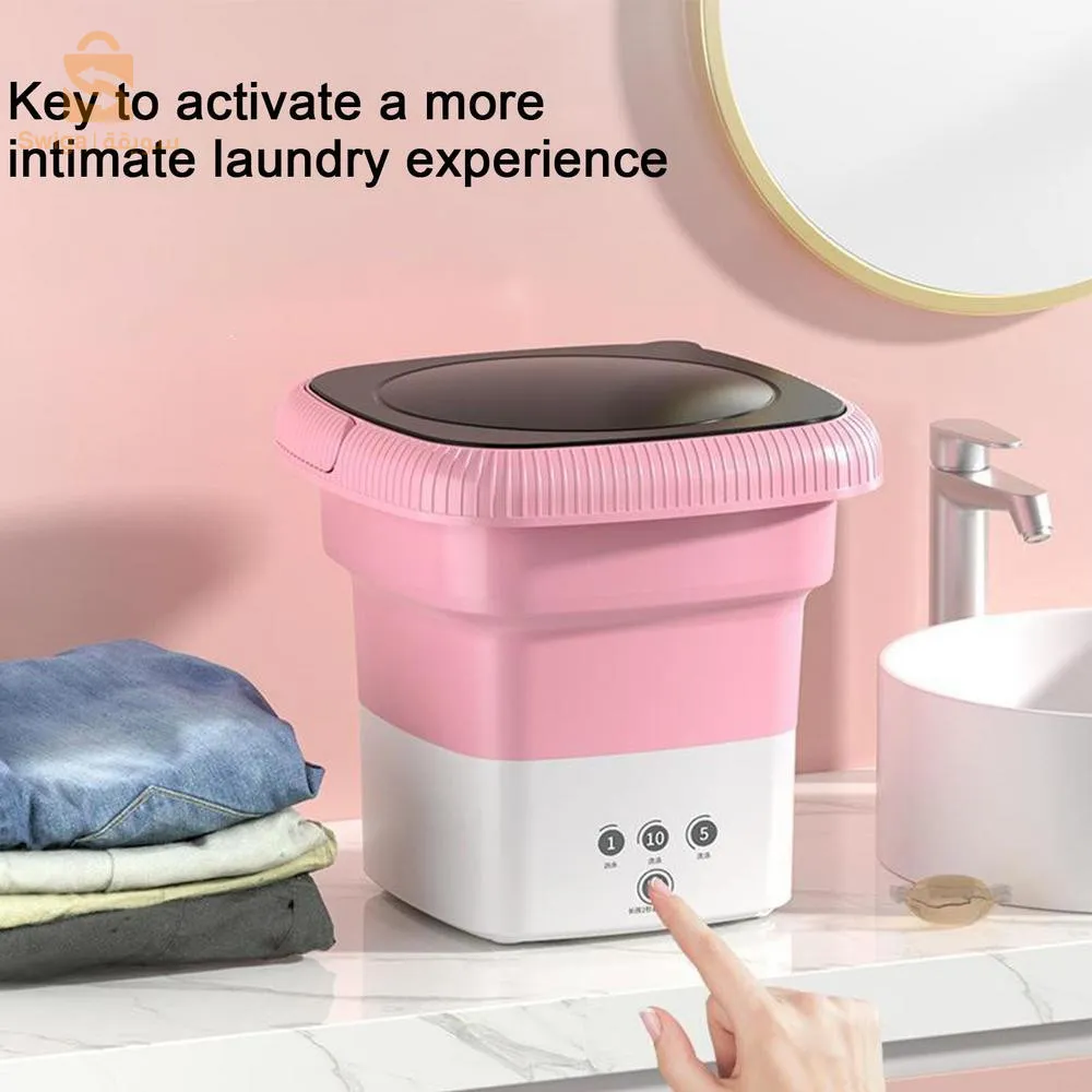 Mini Machine à Laver Pliante et Légère