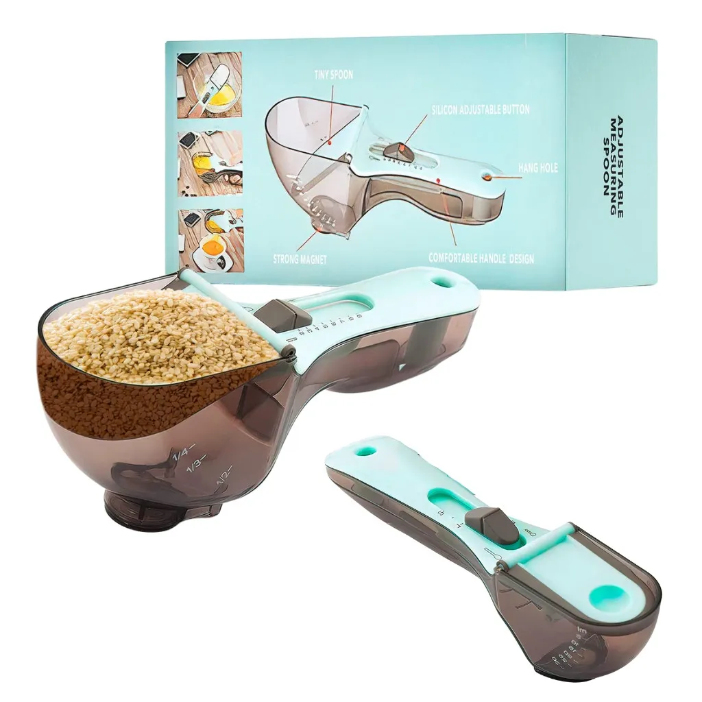 Cuillère à mesurer en plastique avec échelle - ملعقة قياس بلاستيكية للمطبخ