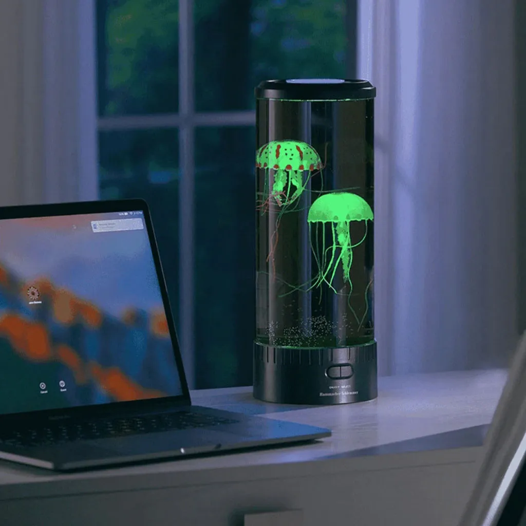 Lumière D'Ambiance Méduse LED, Veilleuse Décoration Bureau Table