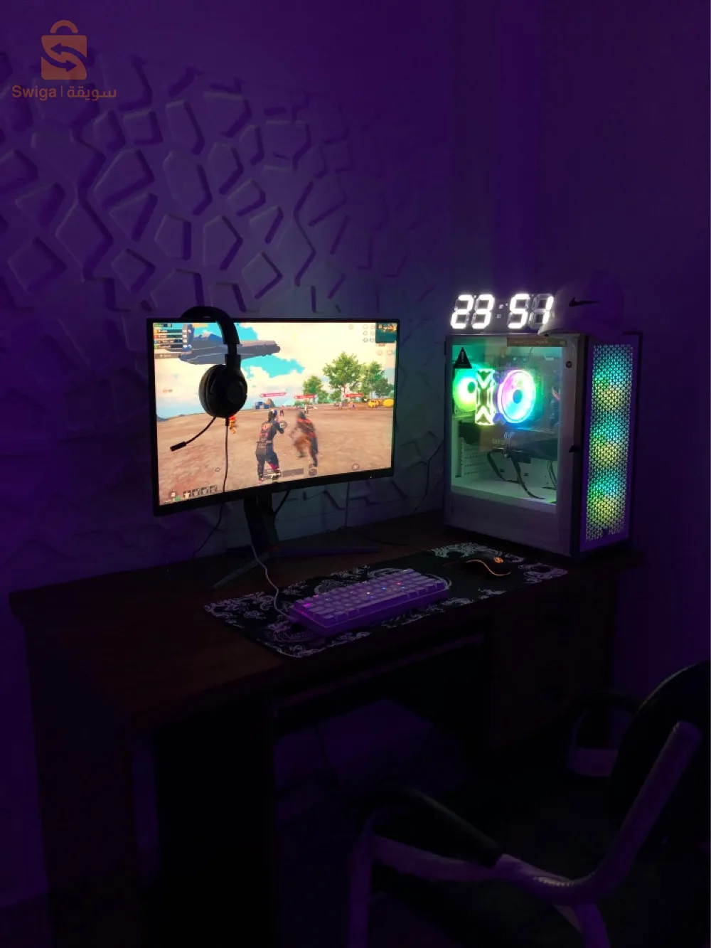 ecran aoc 240 hz 27p curved 1500r gaming 0.5 ms