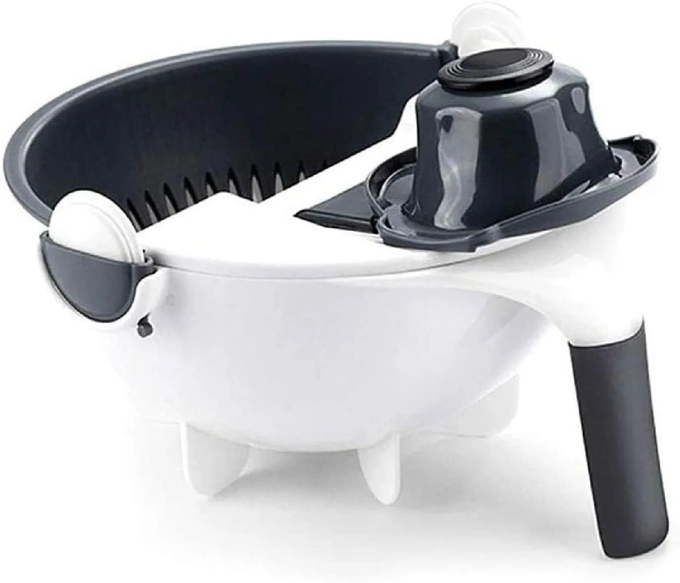 Pot Coupe-Légumes 9in1 Multifonction Avec Panier De Vidange + Éplucheur V2